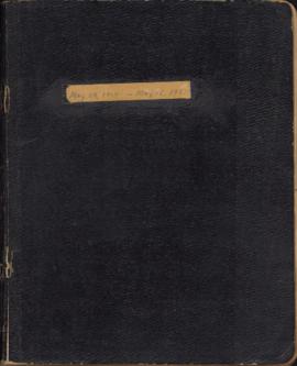 Diary, May 29, 1919-May 15, 1923