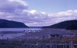 Photograph of the shore at Postville, Newfoundland and Labrador