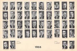 Composite photograph of the Faculty of Medicine - Class of 1955