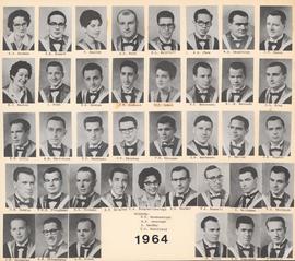 Composite photograph of the Faculty of Medicine - Class of 1964