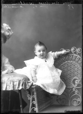 Photograph of the child of Mrs. Andrew Wallace