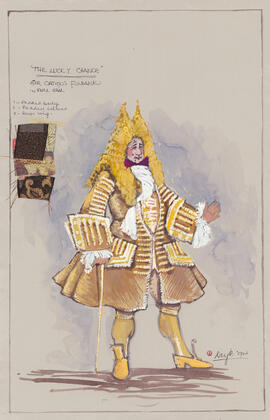 Costume design for Sir Cautious Fulbank