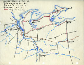 Map of Brule Mutual Telephone Company's telephone line