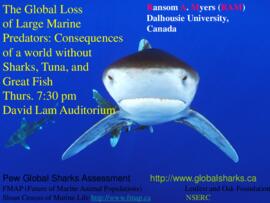 The global loss of large marine predators: consequences of a world without sharks, tuna and great...