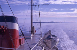 Photograph of the Hopedale on the water near Newfoundland and Labrador