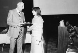 Photograph of Lynn Fergusson and Rod Shoveller : Nancy Lynn MacDonald Memorial Award presentation