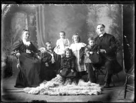 Photograph of Rev. & Mrs. Thompson & their grandchildren