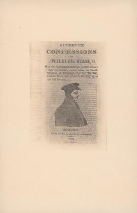 Engraving of Authentic Confessions of William Burk : [1829]