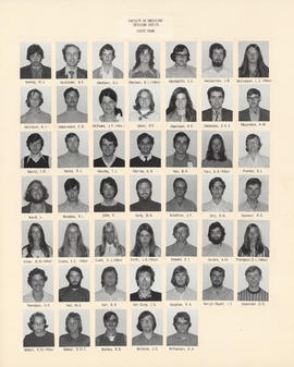 Composite photograph of the Faculty of Medicine - First Year Class, 1972-1973 (Lowney to Williamson)