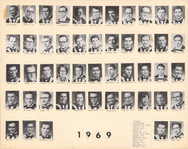 Composite Photograph of the Faculty of Medicine - Class of 1969