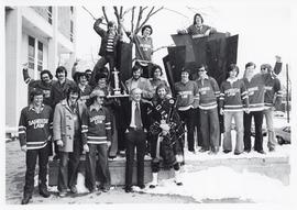 Photograph of the Dalhousie Law hockey team