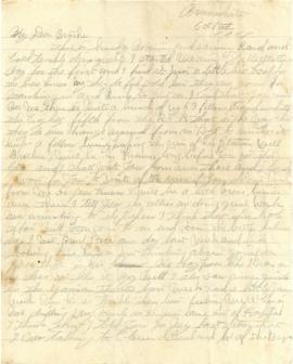 Letter from Weldon Morash to his brother Lloyd dated 6 October 1918