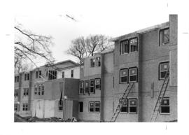 Photograph from the construction of Eliza Ritchie Hall