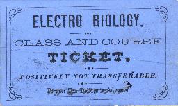 Ticket to an electro biology class and course