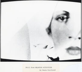 Photographic still from video Relative Activities by Paula Fairfield