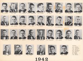 Composite photograph of the Faculty of Medicine - Class of 1942