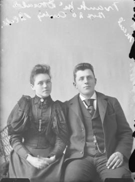 Photograph of Frank McDonald and unknown individual