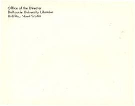 Invitation mailing envelope for the Special Convocation to mark the formal dedication of the Kill...