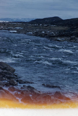 Photograph of a river near Frobisher Bay, Northwest Territories