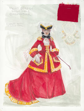 Costume design for Queen Mother