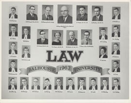 Composite photograph of Faculty of Law class of 1963