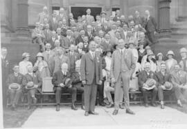 Photograph of delegates at the fifth annual Telephone Association of Canada convention in Halifax...