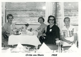 Photograph of a Group on the Rhine at the International Council of Nurses Kongress June 1965