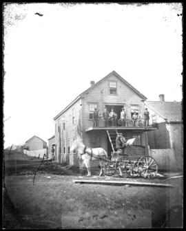 Photograph of the Spinning Wheel shop in New Glasgow