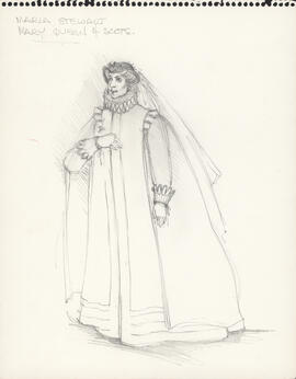 Costume design for Mary Queen of Scots