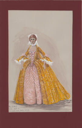 Costume design for Julia : Act II