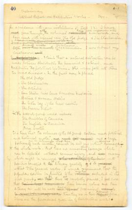 Preliminary editorial report on Haliburton's works November 1915 (copy 1)