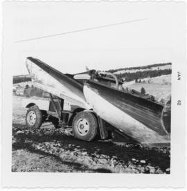 Photograph of a snowplow at Hunter River in Prince Edward Island