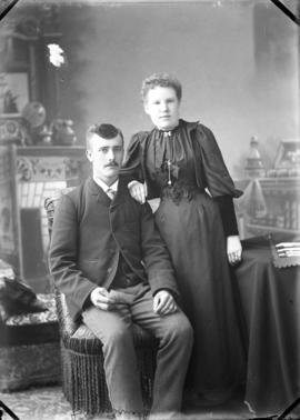 Photograph of Dan Smith and unknown individual