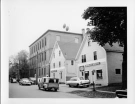 Photograph of the exterior of the Island Telephone Company central office, taken from the right