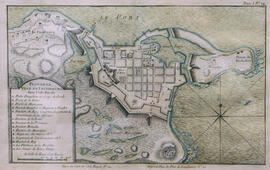 Plan de la Ville de Louisbourg dans l'Isle Royale by J.N. Bellin ; Vol. 1, No. 22