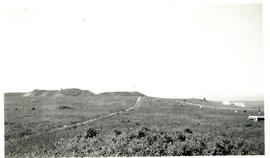 Photograph of Fort Beausejour observed from a pavilion