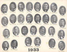 Composite Photograph of the Faculty of Medicine - Class of 1933