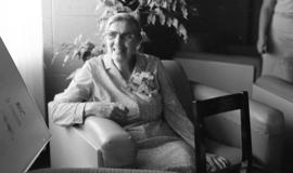 Photograph of Mrs. Dorothy Cooke's retirement party