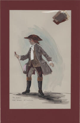 Costume design for Bob Acres : first costume