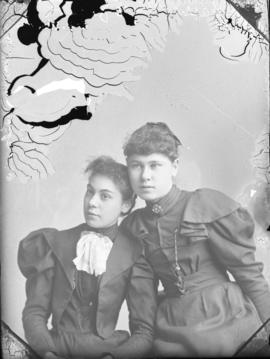 Photograph of Hattie Roy and friend