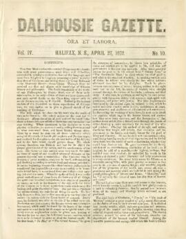 Dalhousie Gazette, Volume 4, Issue 10