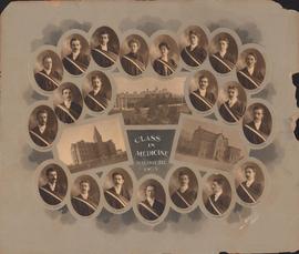 Photographic collage of the Dalhousie University class in medicine of 1903