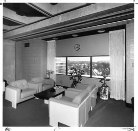 Photograph of a lounge in the Killam Memorial Library