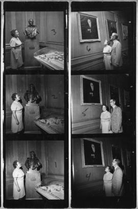 Photographs of Mrs. James Sisk and Vice-President Donald McNeill