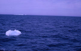 Photograph of a small iceberg near Newfoundland and Labrador