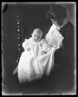 Photograph of Mrs. G.R. Waldren & baby