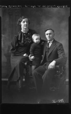 Photograph of Jack Swallow  Jack and his family