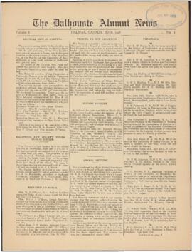 The Dalhousie alumni news, volume 8, no. 4, June 1928