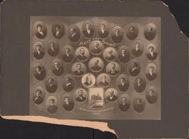 Composite photograph of the Dalhousie University arts and science faculty and class of 1902
