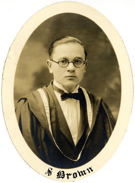 Portrait of S. Brown : Class of 1927